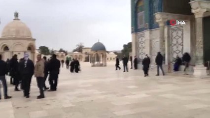 İsrail Güçleri Kubbet'üs Sahra'ya Girişi Engelledi