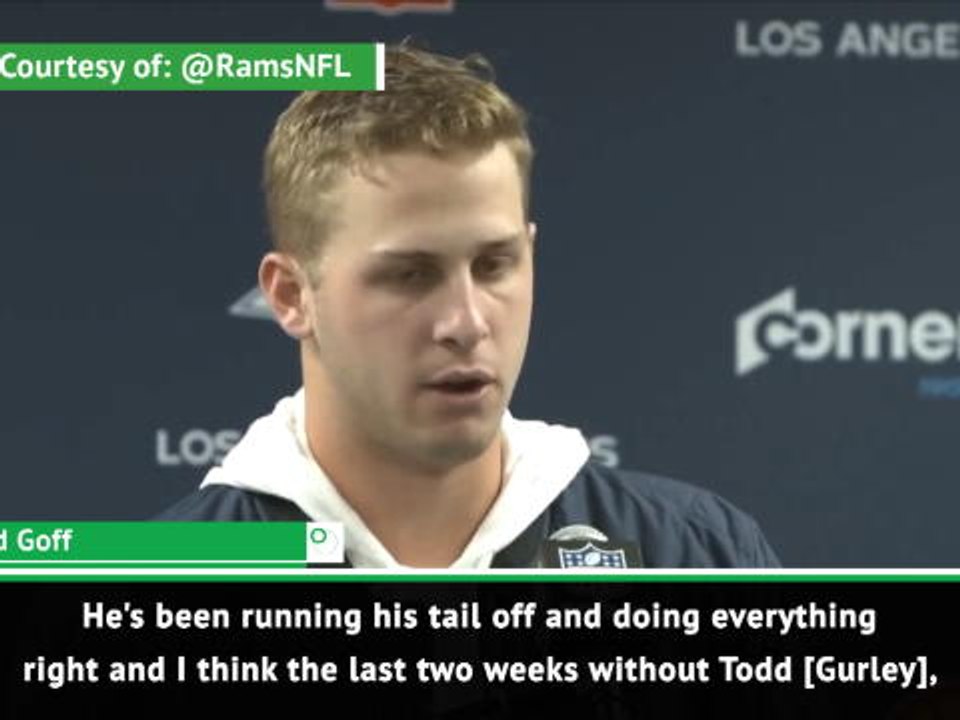 Goff hails Rams RB Anderson after play-off win