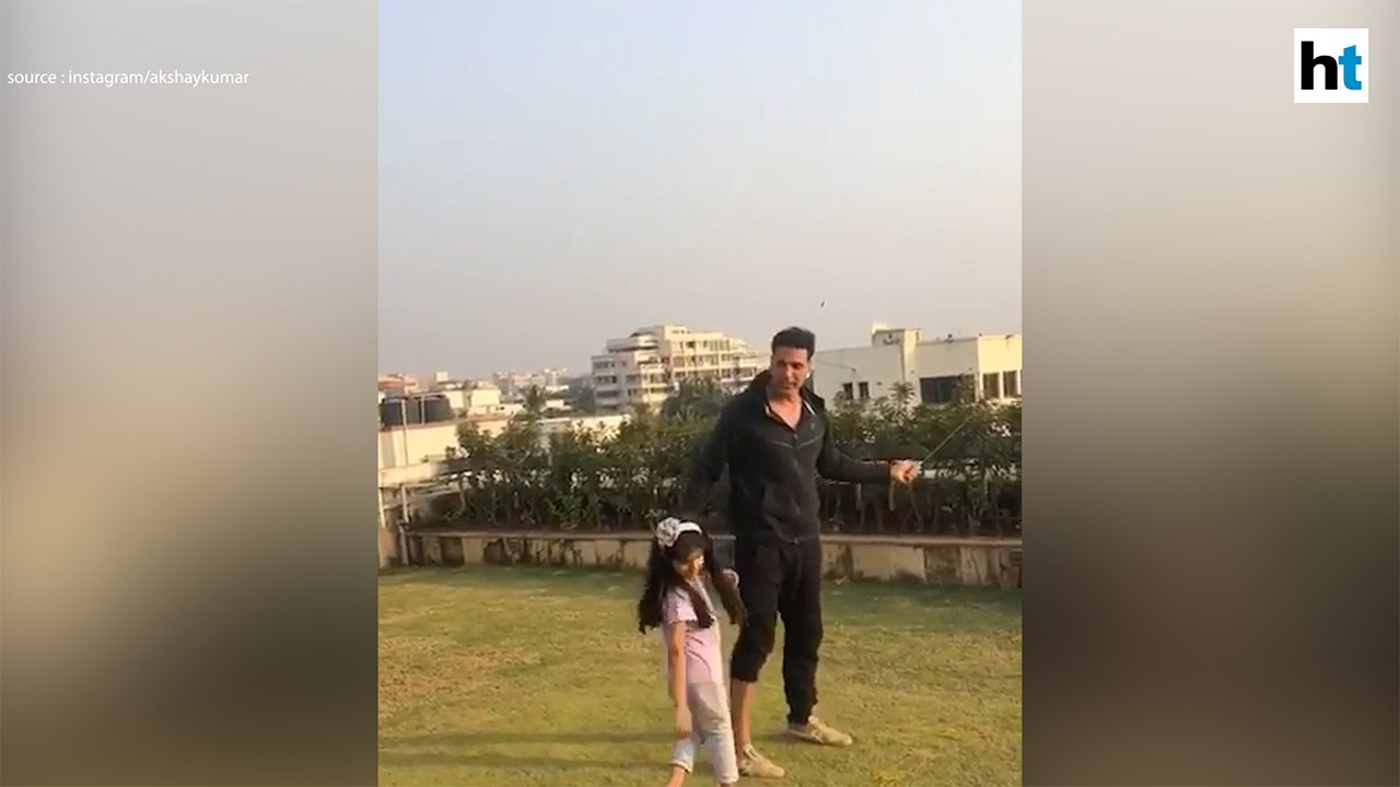 Akshay Kumar's flies a kite with daughter as part of "annual ritual"