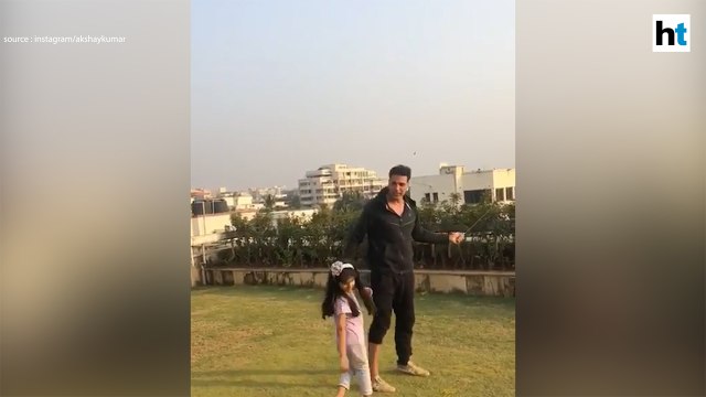 Akshay Kumar's flies a kite with daughter as part of annual ritual