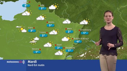 La météo du mardi 15 janvier en Lorraine et Franche-Comté