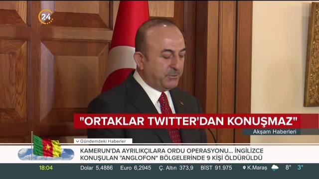 Çavuşoğlu: Hiçbir tehdide pabuç bırakmayız