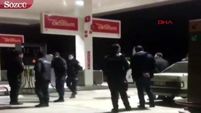 Çevik kuvveti taşıyan otobüsün şoförüne silah çekince hayatlarının şokunu yaşadılar