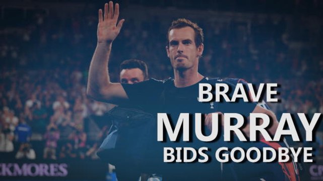 Australian Open Day 1 - Murray bids goodbye as Federer and Wozniacki progress