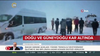 Doğu ve Güneydoğu kar altında