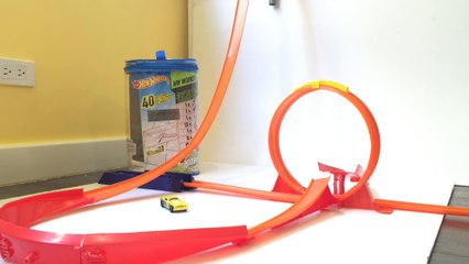 Hot Wheels Kid Picks Track Pack 40 pcs Workshop - Unboxing Demo Review
