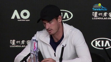 Open d'Australie 2019 - Andy Murray :  "Si c'était mon dernier match, c'était une très belle façon de finir"