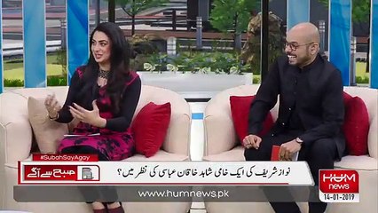 Shahid Khaqan Abbasi talking about president Arif Alvi
