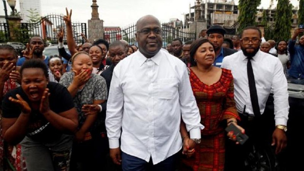 Supporters of Tshisekedi jubilate election results in DRC [No Comment]