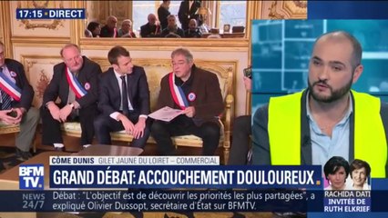 Le gilet jaune Côme Dunis évoque la création d'une plateforme, Noos, pour "dégager des revendications"