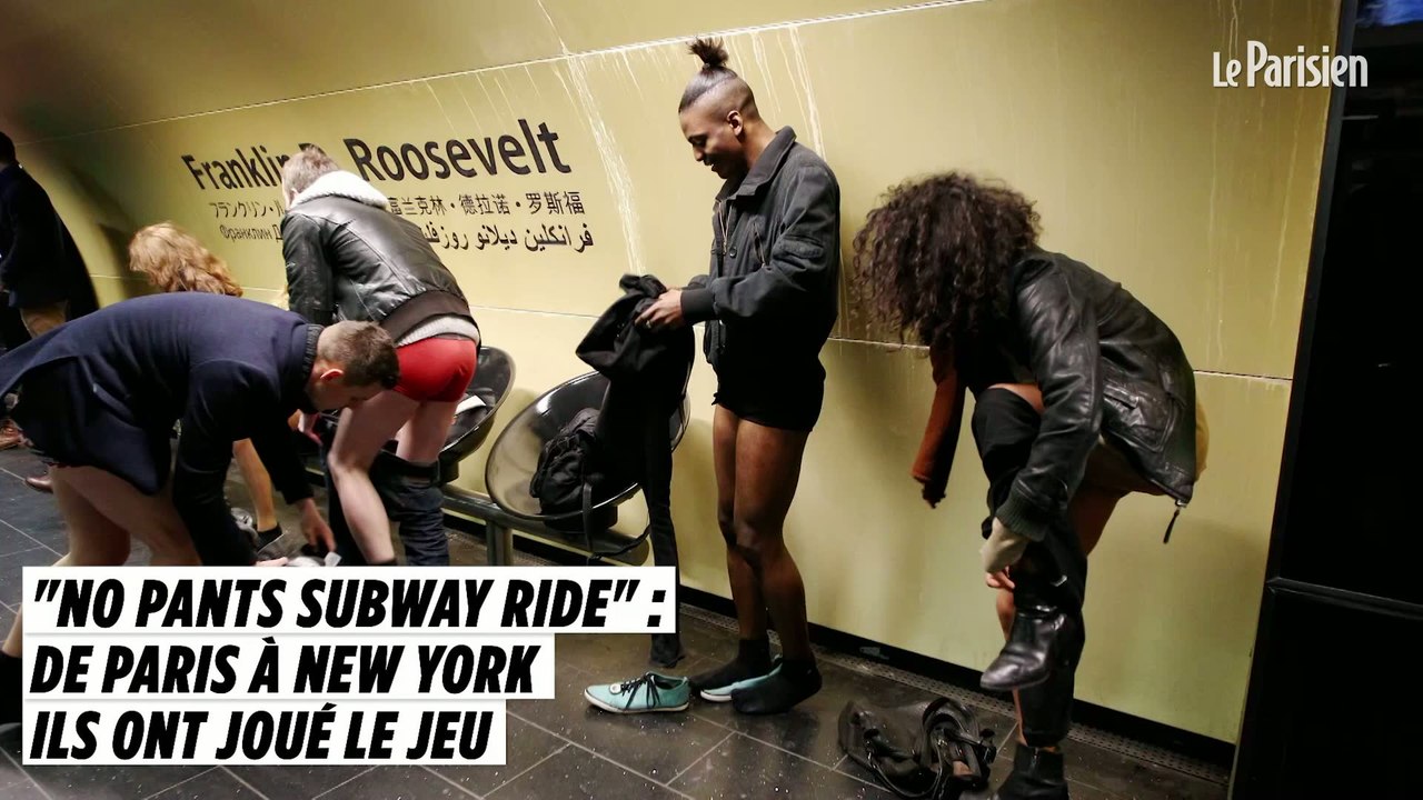 Ils prennent le métro sans pantalon à Paris, New York ou Berlin