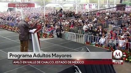 AMLO presenta programa de pensión para adultos mayores
