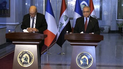 Fransa Dışişleri Bakanı Le Drian'ın Irak temasları - BAĞDAT