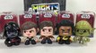 Star Wars Mighty Muggs Han Solo Qi'Ra Lando Darth Vader Yoda || Keith's Toy Box