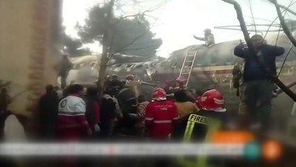 이란에서 화물기 추락..."탑승자 15명 사망" / YTN