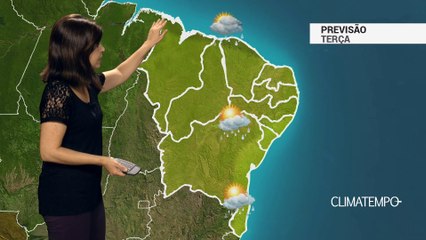 Previsão Nordeste – Risco de chuva forte no interior do CE