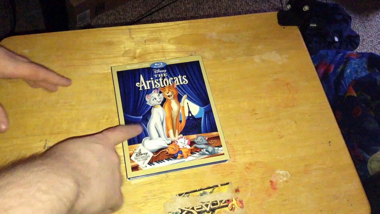 Aristocats Blu-Ray/DVD/Digital HD Unboxing