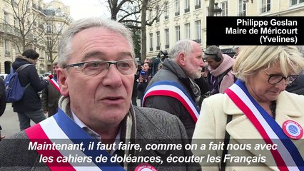Des maires portent des doléances à l'Assemblée Nationale