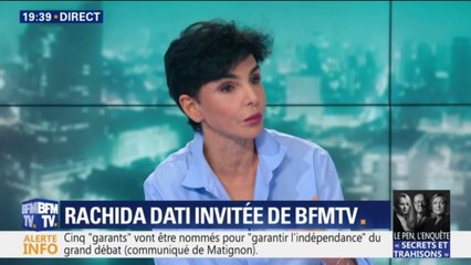 Rachida Dati (LR) ne ferme pas la porte à une candidature à la mairie de Paris