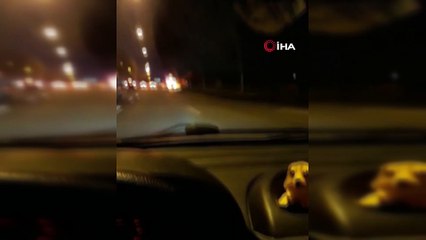 Ankara’da seyir halindeki özel halk otobüsü yandı