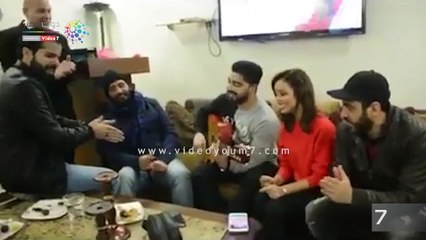 حميد الشاعر ومينا عطا ورنا سماحة فى جلسة دندنة