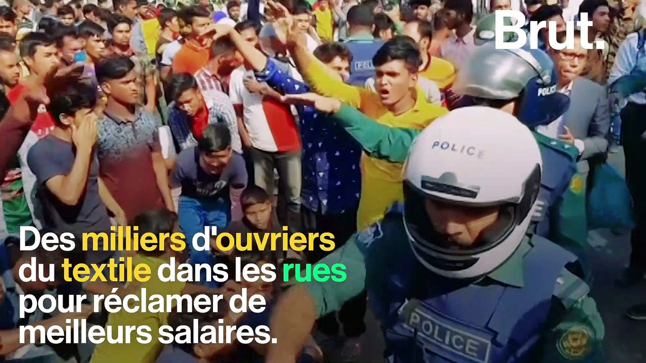 Bangladesh : des milliers d'ouvriers du textile en grève