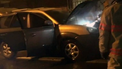 주차된 차량 엔진룸에서 의문의 화재 / YTN