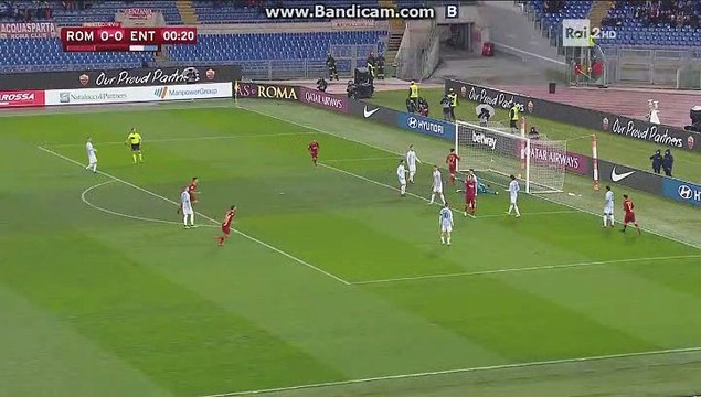 Roma - Virtus Entella 1-0 GOAL SCHICK 14-01-2019