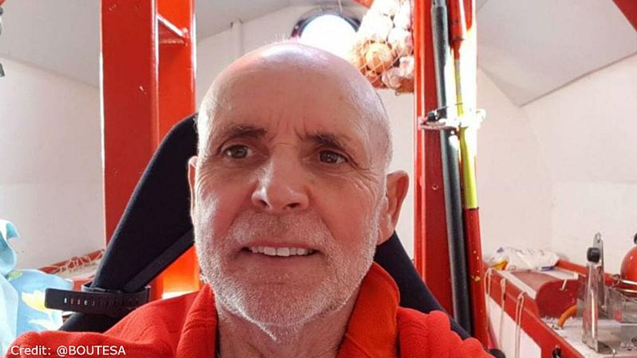 Frenchman crossing Atlantic in barrel celebrates 72nd birthday with wine and foie gras