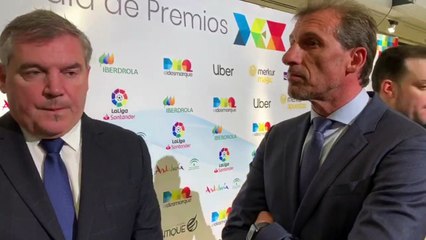 Vizcaíno y Arias en la Gala de los Premios DEX