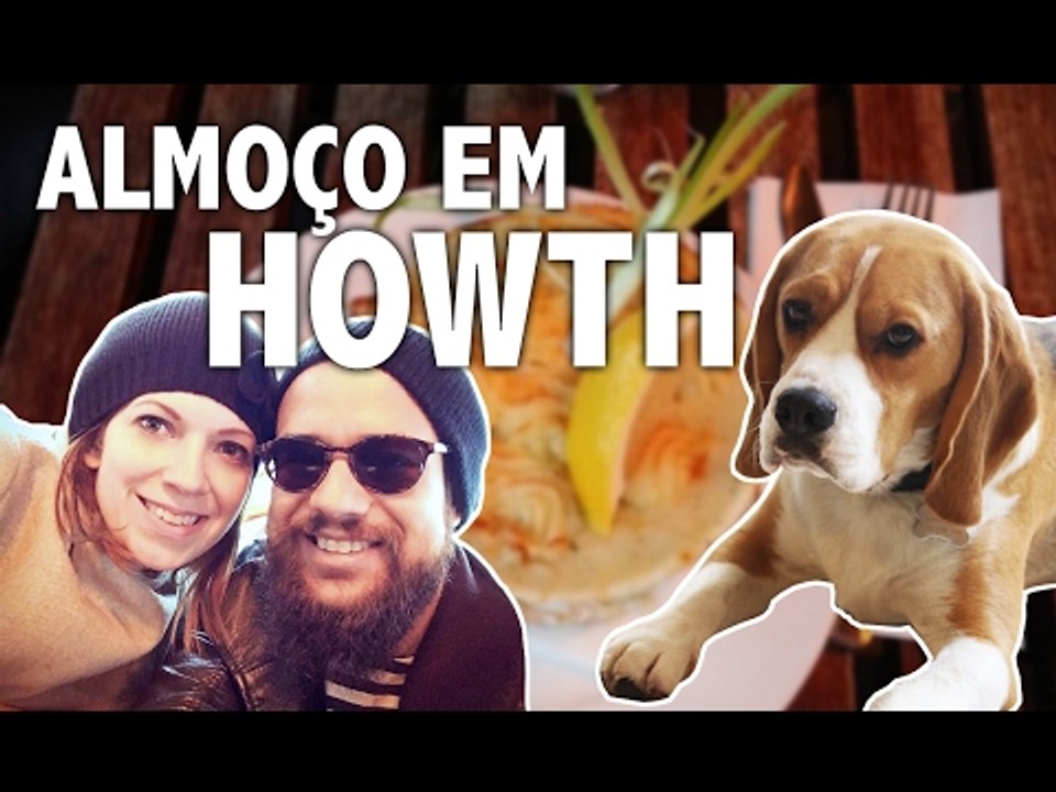 Almoçando em Howth com o Danone