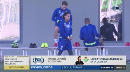 Agenda FS: El primer entrenamiento de Lainez