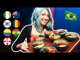 GRINGOS PROVANDO AÇAÍ