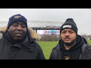 West Ham vs Arsenal LIVE Team Line Up ft Troopz