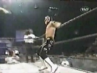 WCW Rey Mysterio Gives La Parka An Unbelievable Bulldog