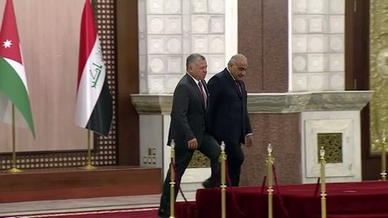 العاهل الاردني أجرى محادثات في بغداد في أول زيارة منذ عشر سنوات