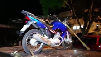 Rapaz é detido com moto furtada na Região Central