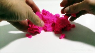 Lovely satisfying video cutting love itself with kinetic sand | relax | 2