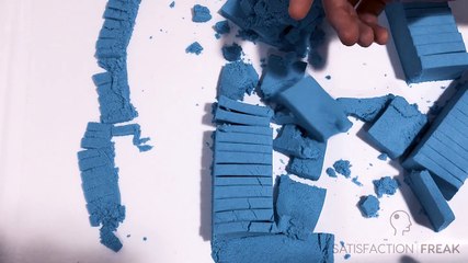Oddly satisfying kinetic sand cutting video compilation | relax | 5