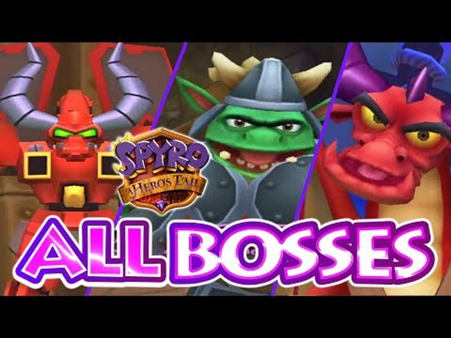 Spyro: A Hero's Tail All Bosses | Final Boss (PS2, Gamecube, - video
