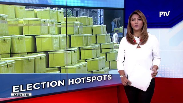 Listahan ng mga election hotspots, inilabas ng PNP