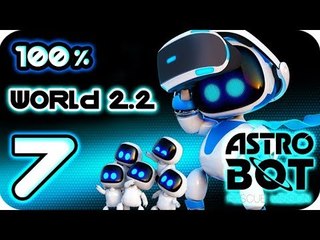 Astro Bot: Rescue Mission Walkthrough Part 7 | 100% (PS4 PSVR) World 2-2 : Beachside Boogie