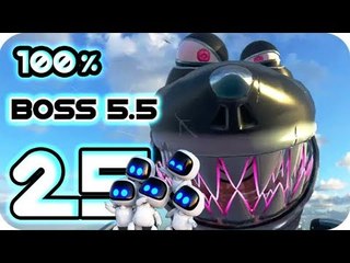 Astro Bot: Rescue Mission Walkthrough Part 25 | 100% (PS4 PSVR) Boss 5-5 : Catch of the Day