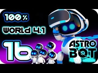 Astro Bot: Rescue Mission Walkthrough Part 16 | 100% (PS4 PSVR) World 4-1 : Big Brother