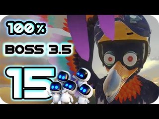 Astro Bot: Rescue Mission Walkthrough Part 15 | 100% (PS4 PSVR) Boss 3-5 : Little Birdie