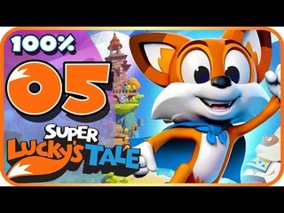 Super Lucky's Tale Walkthrough Part 5  100%  (PC, XB1) World 3 - Level 1, 2 & 3