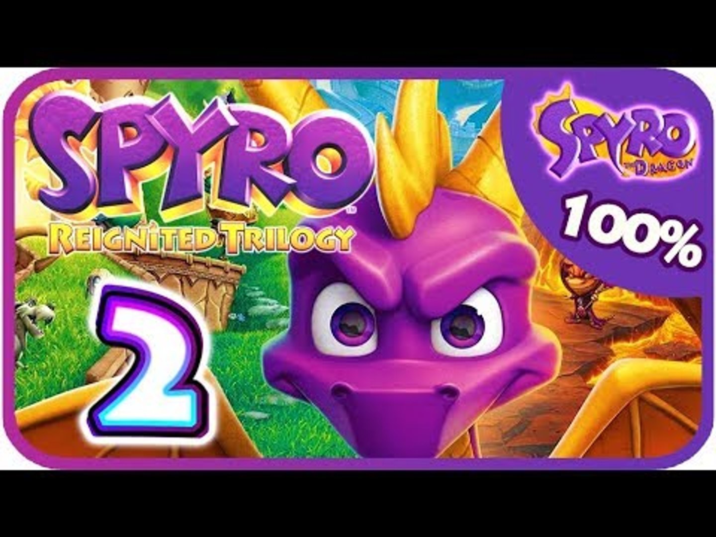 Spyro Reignited Trilogy 100% Spyro 1 Walkthrough Part 2 (PS4, XB1) Peace  Keepers - video Dailymotion