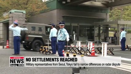 No progress from S. Korea-Japan military talks over radar dispute