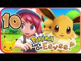 Pokemon: Let's Go, Eevee! Walkthrough Part 10 - No Commentary (Nintendo Switch)
