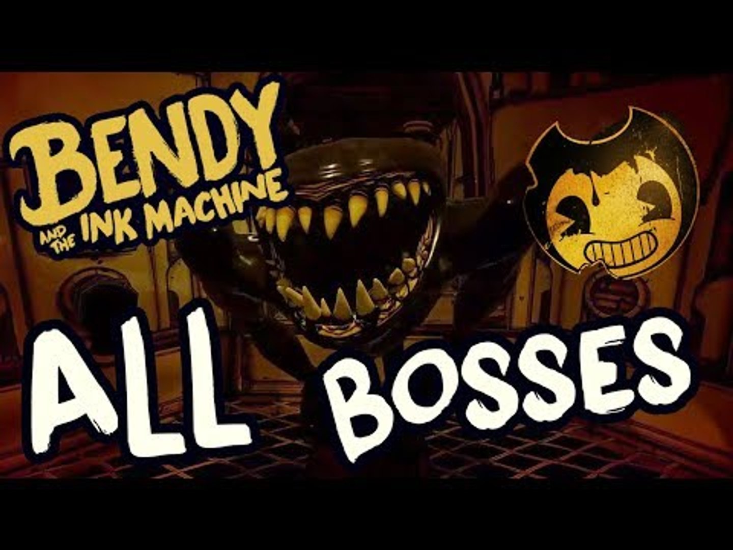 Eller enten Afvise Wreck Bendy and the Ink Machine All Bosses | Final Boss (PS4, XB1) - video  Dailymotion